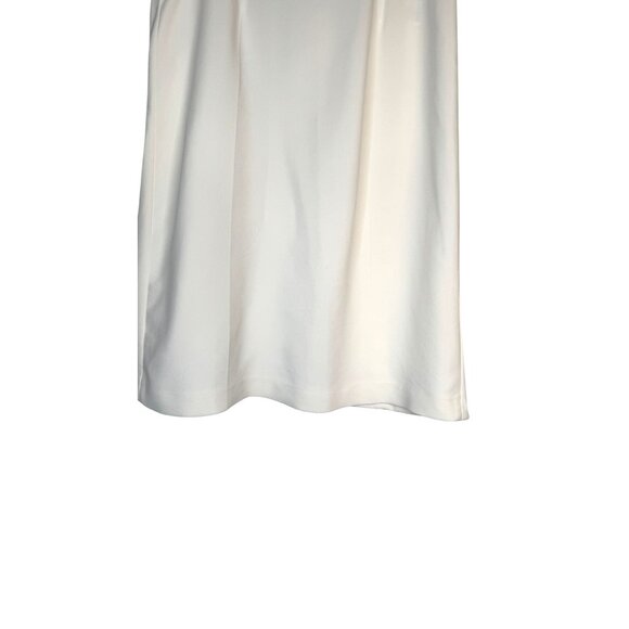 ZARA Large White Midi Skirt Back Slit 70% Viscose Blend Elegant & Versatile - Picture 13 of 13
